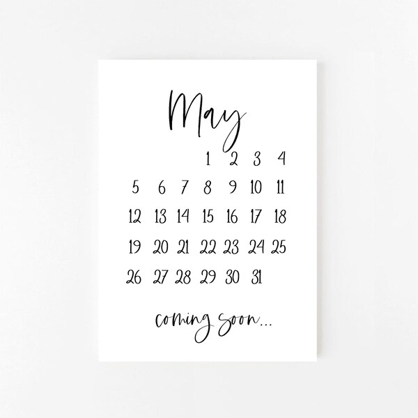 May 2024 Pregnancy Announcement Etsy