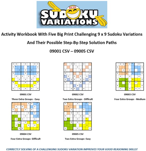 01 05 activity workbook challenging sudoku variation direct etsy australia