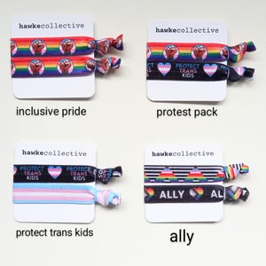 LGBT Pride Wristbands / Hair Ties image 6