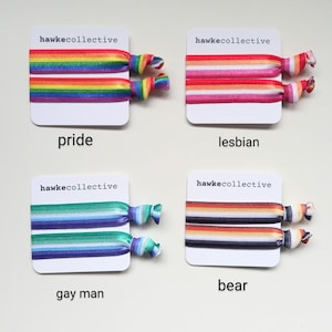 LGBT Pride Wristbands / Hair Ties image 2
