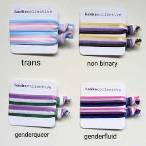 LGBT Pride Wristbands / Hair Ties image 4