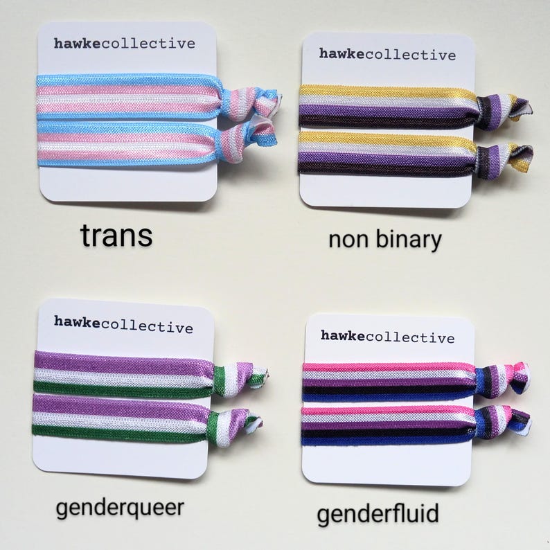 LGBT Pride Wristbands / Hair Ties image 4