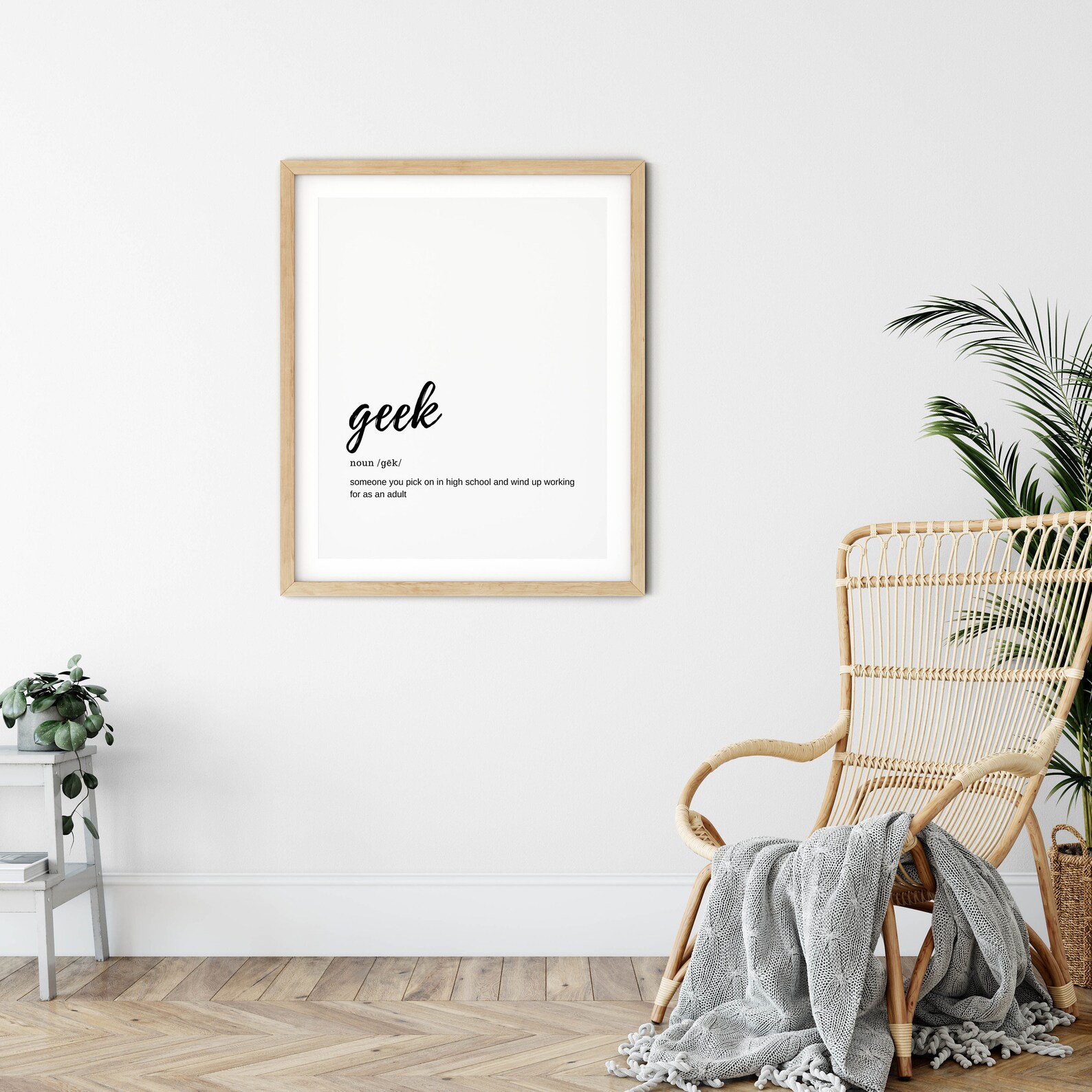 Geek Definition Print Geek Printable Art Instant Digital Etsy