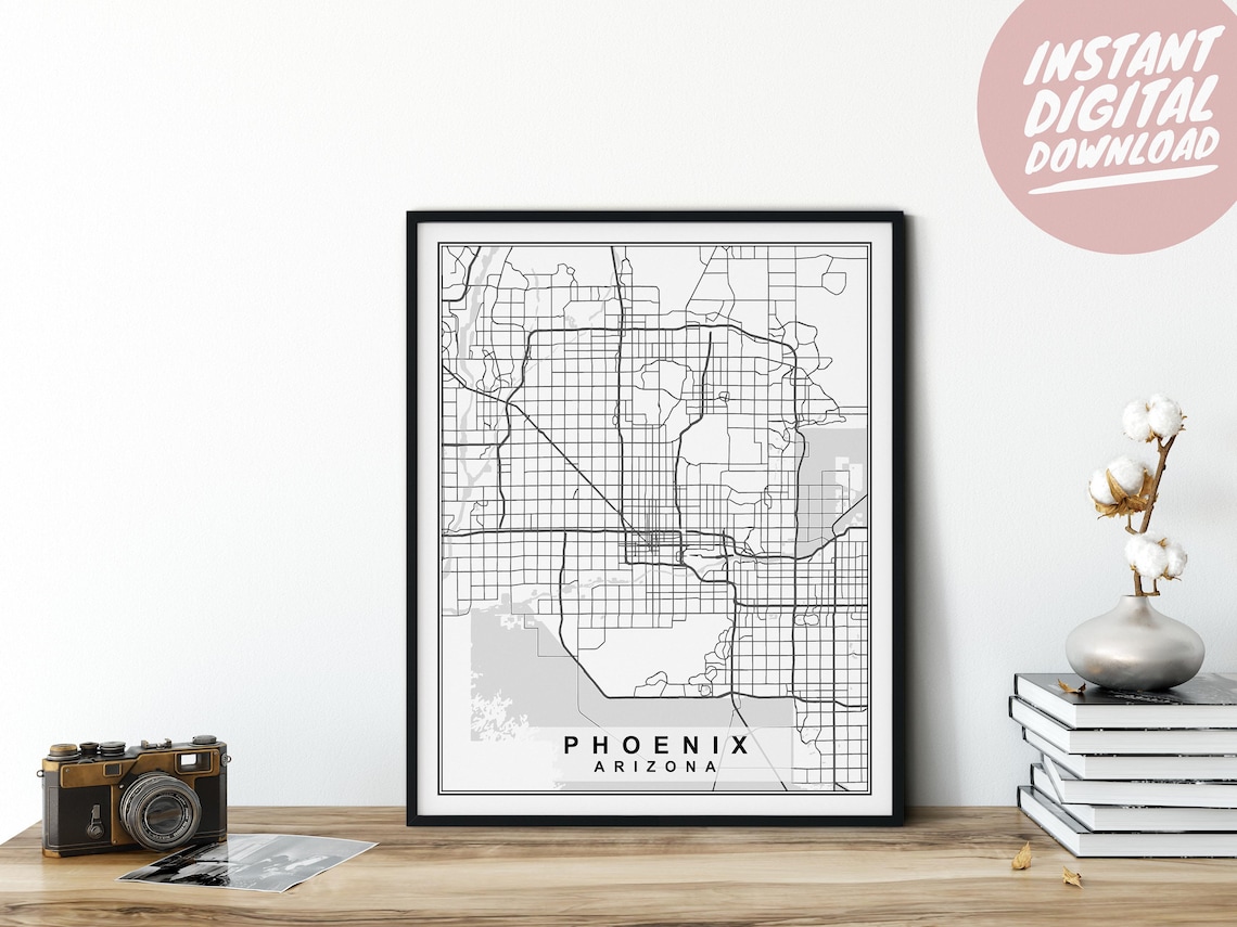 Phoenix City Map Printable