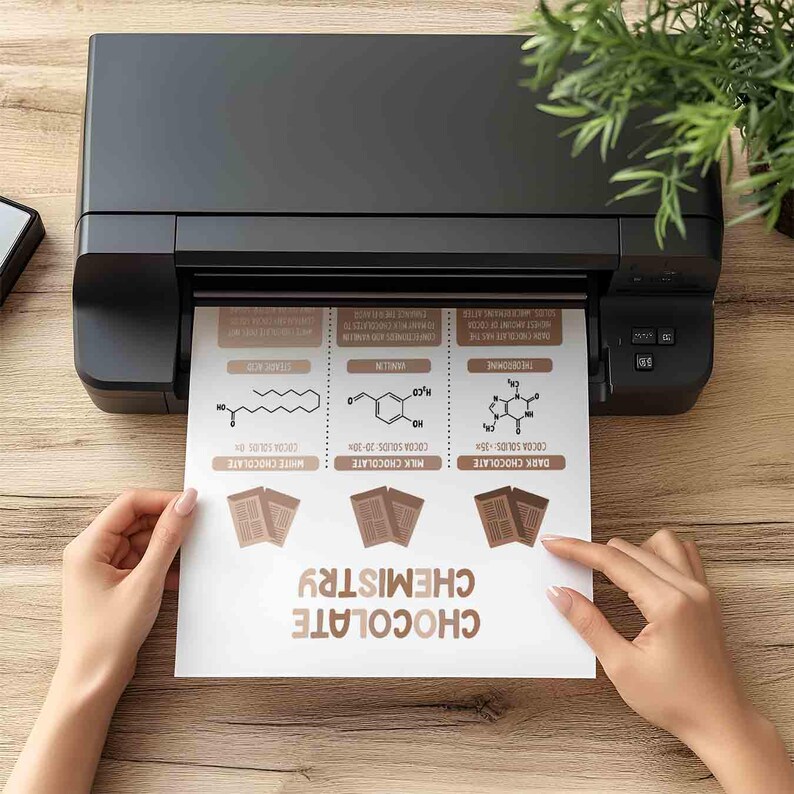 Chocolate Chemistry Educational Poster (digital Download), Classroom ...