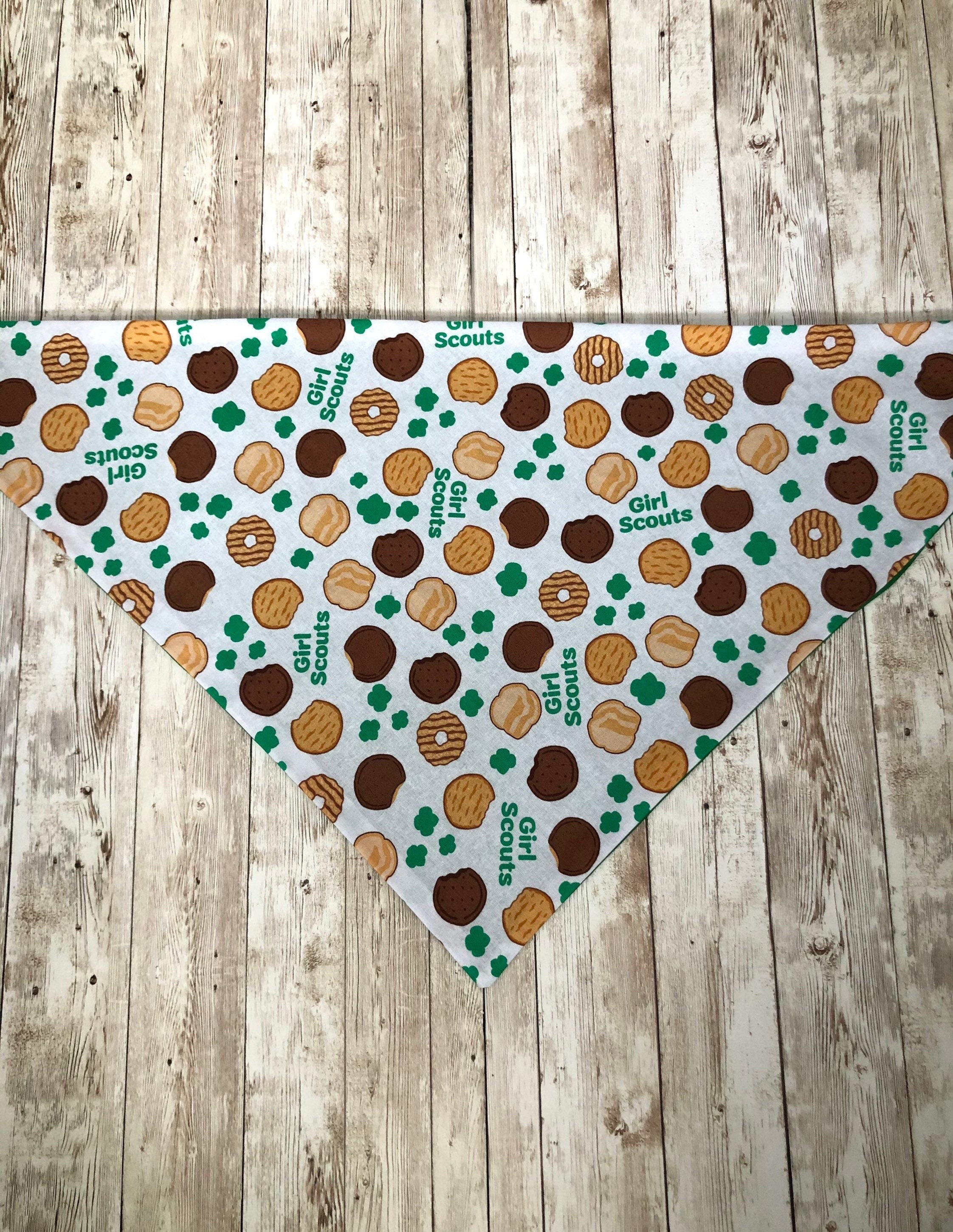 Girl Scout Cookie Dog Bandana Cotton Dog Bandana Tie On Etsy