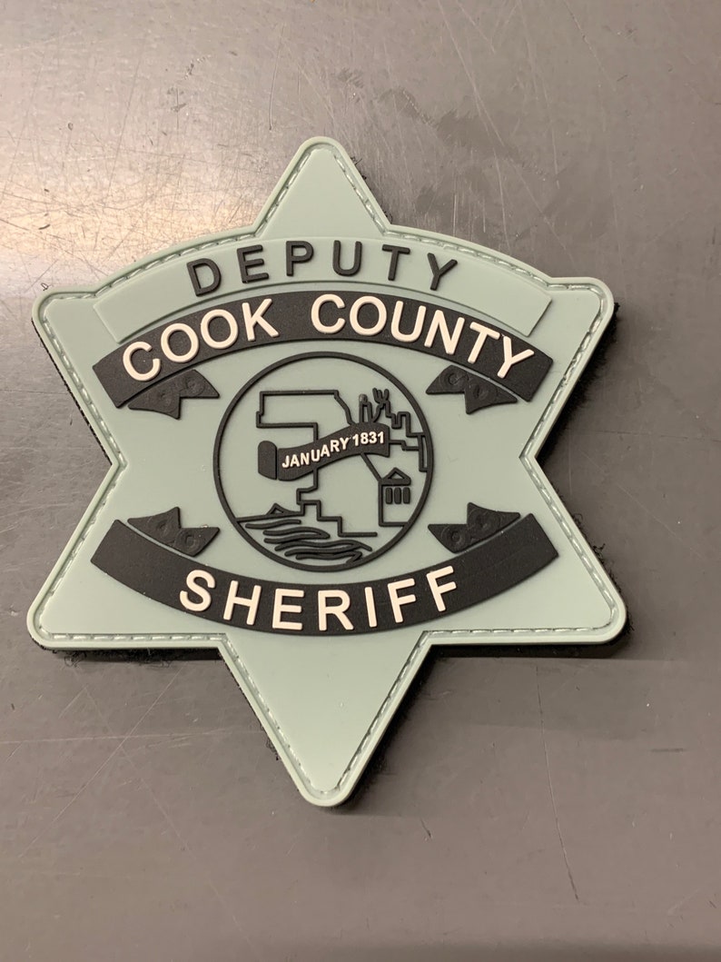 Cook County Sheriff Deputy PVC Patch Etsy