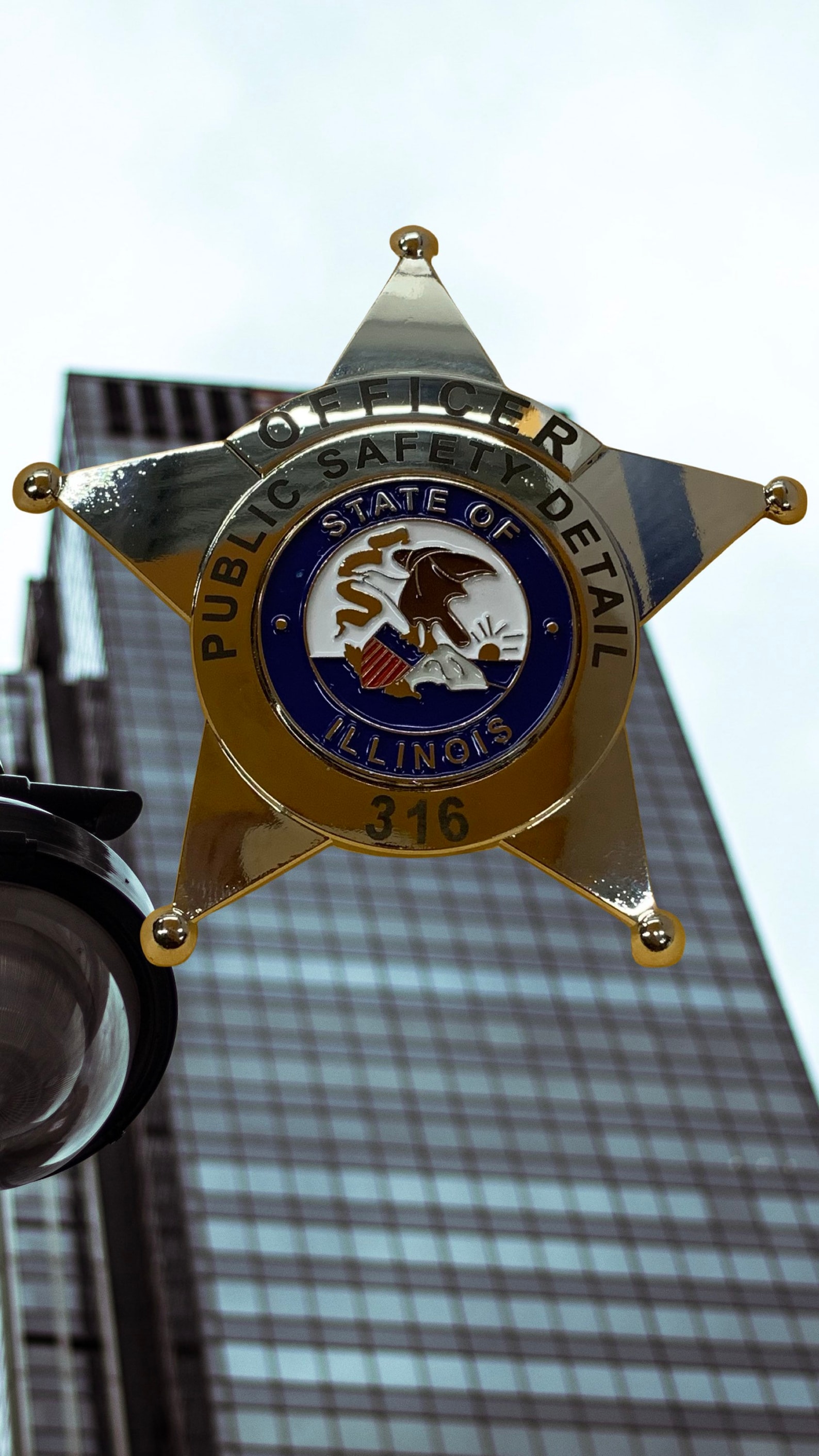 Illinois Officer Public Safety Badge Etsy