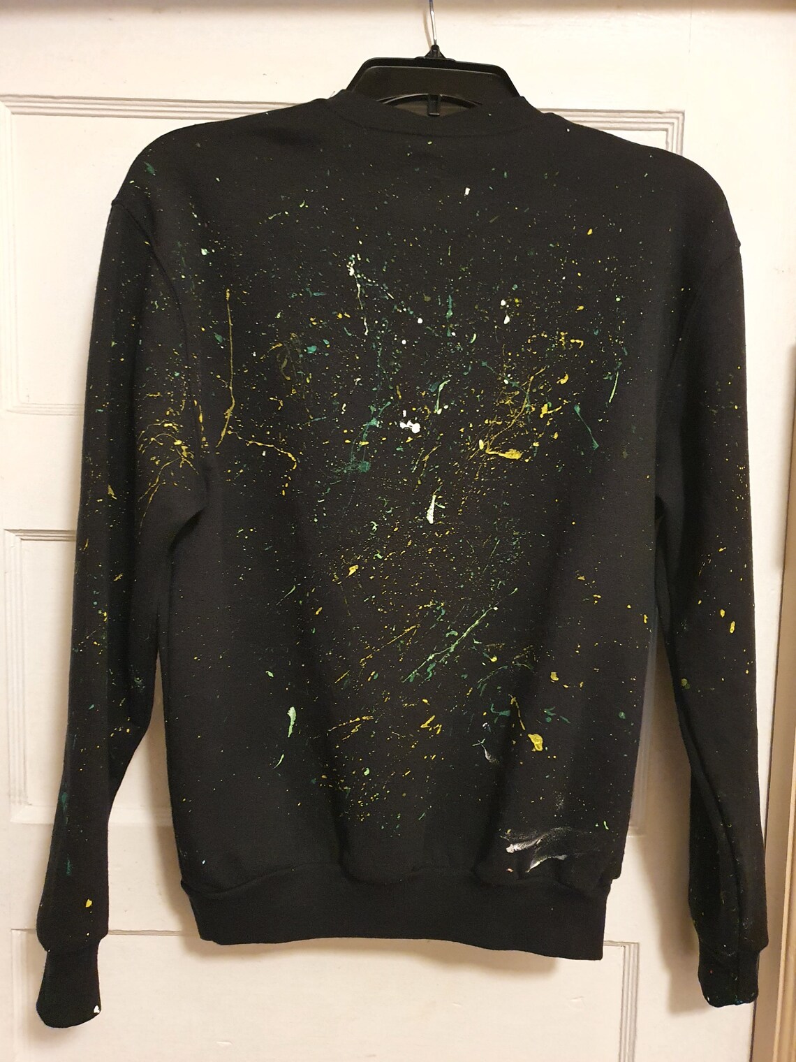 Paint Splatter Sweatshirt one of a Kind Etsy