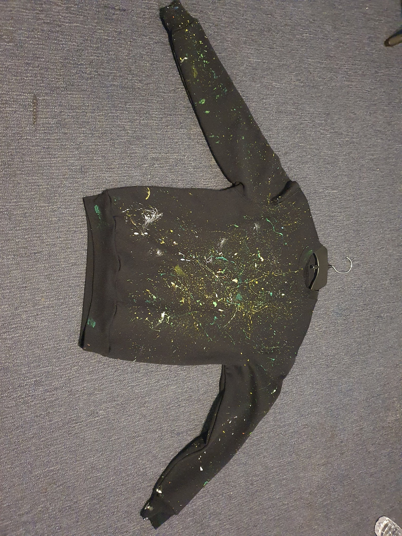 Paint Splatter Sweatshirt one of a Kind Etsy