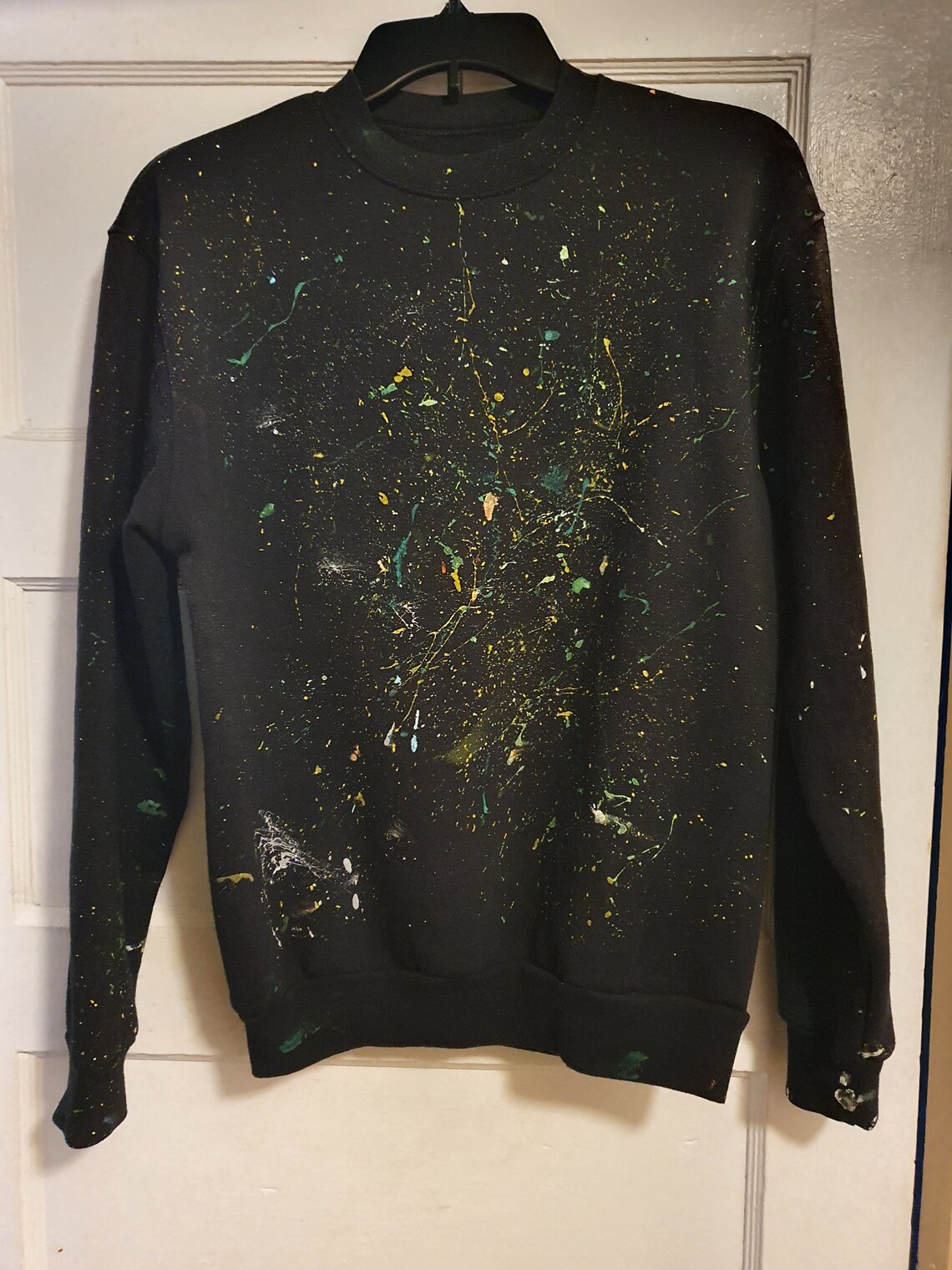 Paint Splatter Sweatshirt one of a Kind Etsy