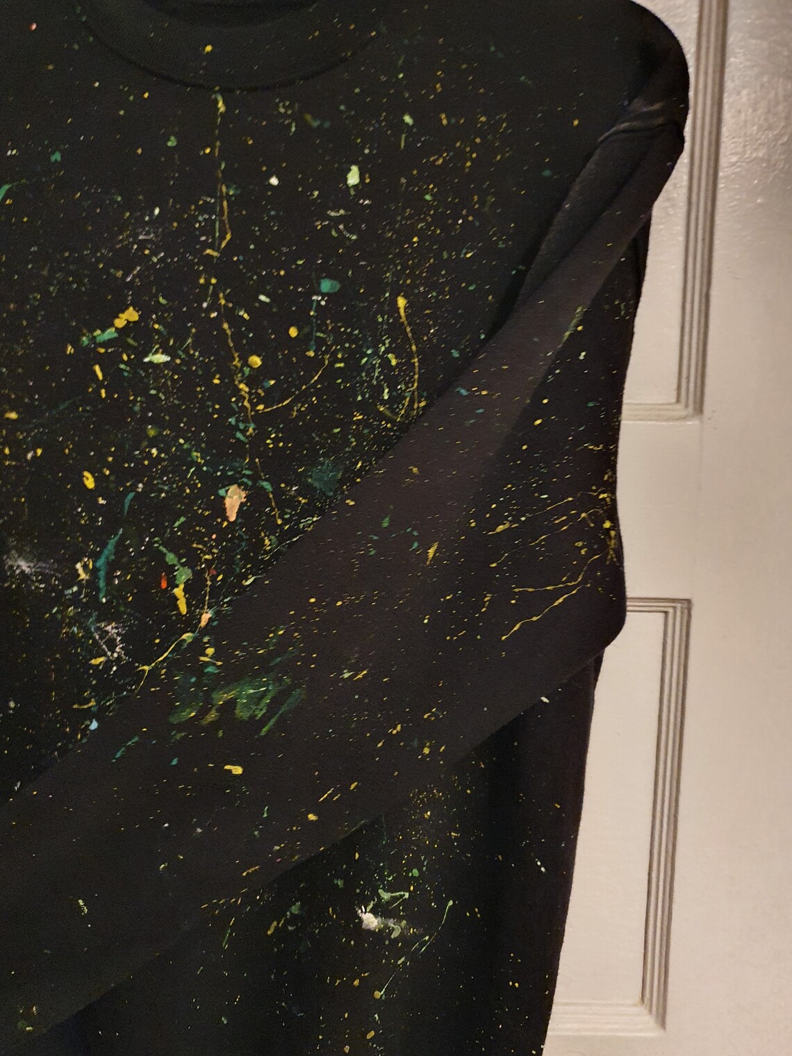 Paint Splatter Sweatshirt one of a Kind Etsy
