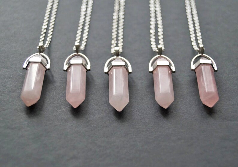 Aura Necklace Selenite Angel Bullet 