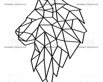 Free Free Geometric Lion Svg 886 SVG PNG EPS DXF File
