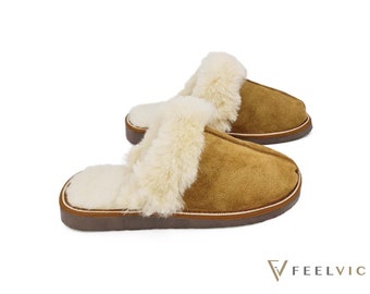 Femmes Peau De Mouton/Cuir Chaussons fait main Brodé Taille 2-8UK Femmes Peau De Mouton/Cuir Chaussons fait main Brodé Taille 2-8UK
