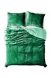 3 Piece Ultra Luxury Crushed Velvet Duvet Cover Boho Bedding UO Bedding Comforter Cover Donna Cover Quilt Cover Green Duvet Velvet Bedding 