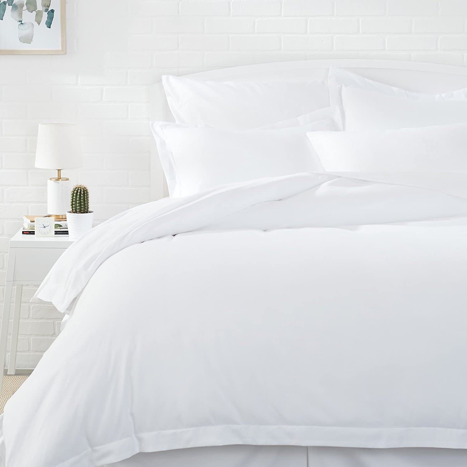 100 Pure Cotton 3 Pcs Duvet Cover Set White Cotton With Etsy
