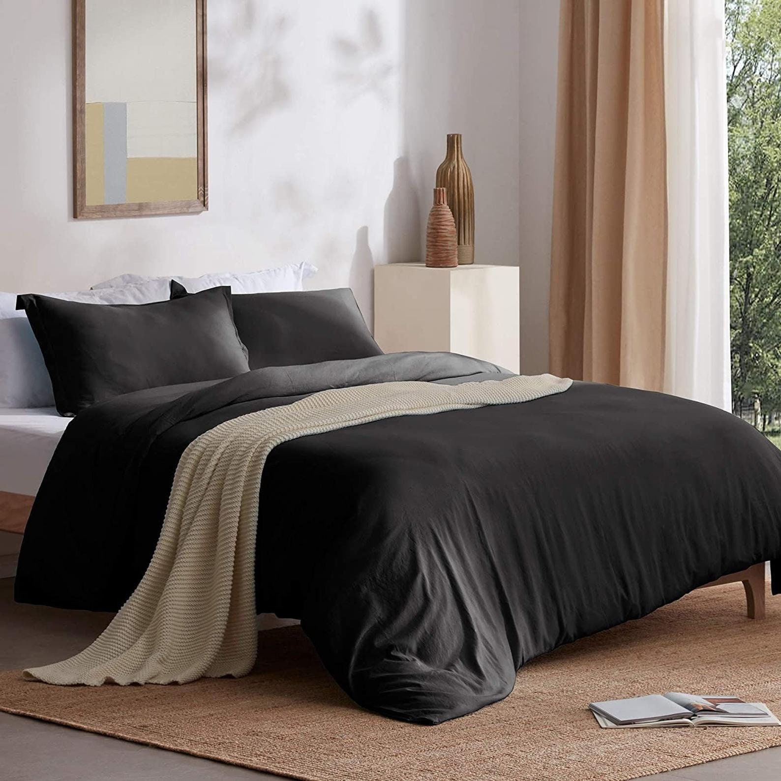 100 Organic Cotton Fabric Duvet Cover/ Comforter Cover/ Etsy UK