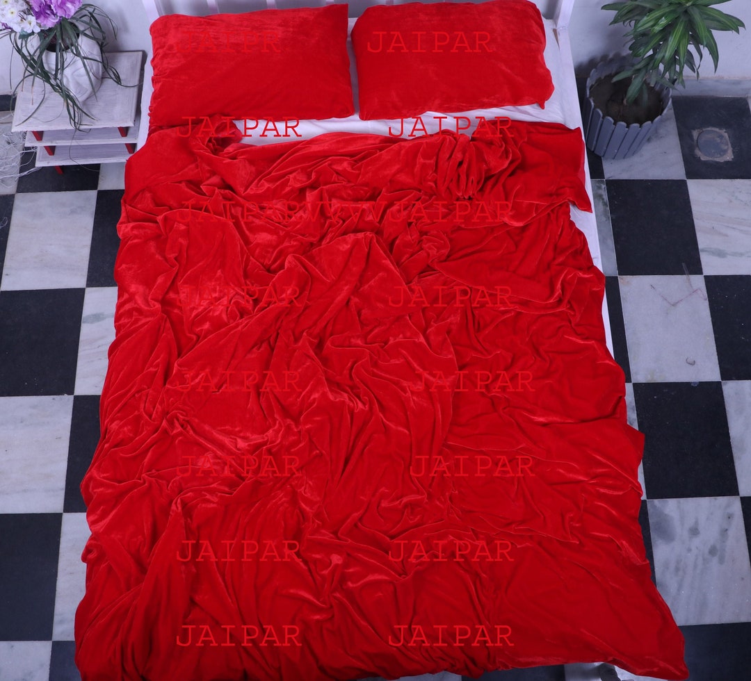 Ultraluxury Crushed Velvet Duvet Cover, Boho Bedding, UO Comforter