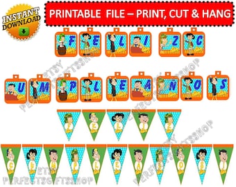 Chavo del 8 Birthday Banner Chavo del 8 Banner Chavo del 8  Birthday Party Party Decoration Chavo del Ocho Kiko Chilindrina Digital Birthday