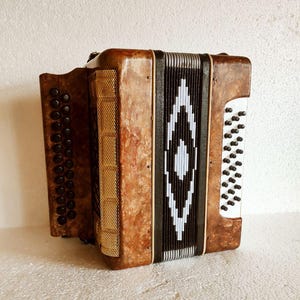 Akkordeon, Akkordeoninstrument, Akkordeonanhänger, Akkordeon Marichka, sowjetisches Akkordeon