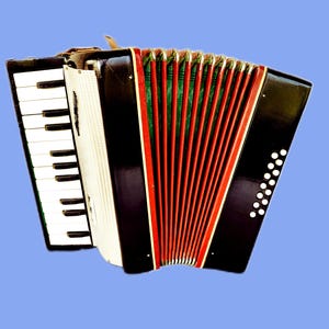 アンティーク　アコーディオン　美品 Antique Accordion - Etsy