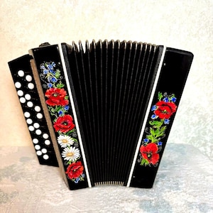 Akkordeon, Akkordeoninstrument, Akkordeonanhänger, Akkordeon Marichka, sowjetisches Akkordeon