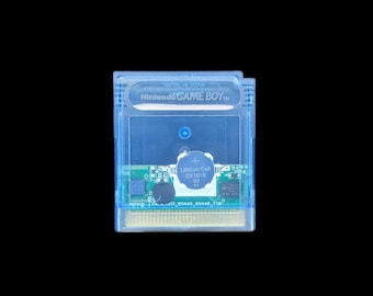 GB/GBC Flash Cart 4MByte / 32KBytes SRAM with CR1616 Battery Clip