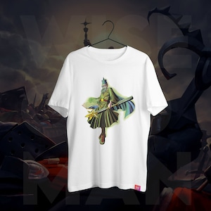 Runescape Wise Old Man Inspired Raging Magician Shirt