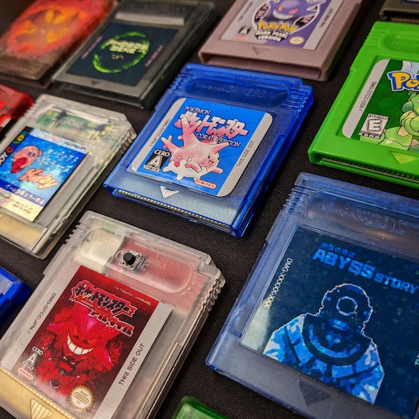 Gameboy customized Cartridge labels