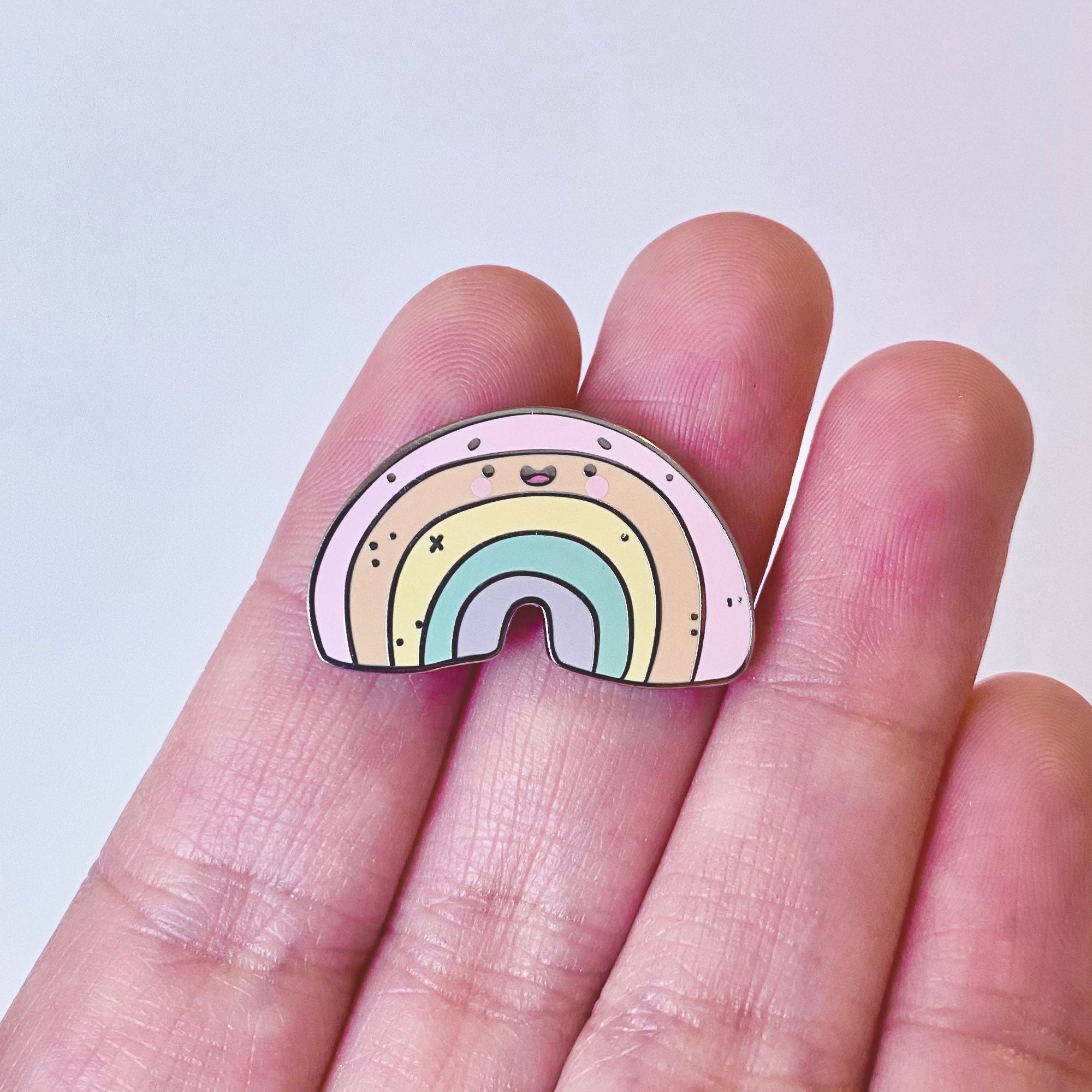 Rainbow Enamel Pin Board Filler Pins Etsy UK