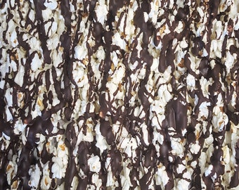 Organic Dark Chocolate Peppermint Drizzle Gourmet Popcorn