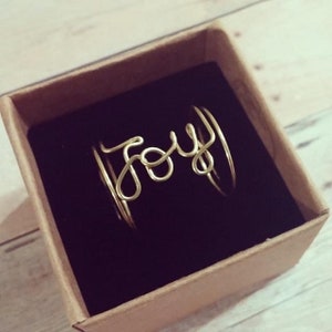 Custom Name Brace Ring