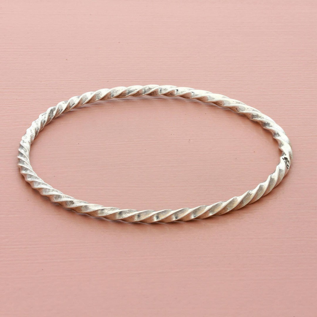 Sterling Silver Taxco Mexico Twisted Stack Bangle Bracelet Size 8in - Etsy Sterling Silver Taxco Mexico Twisted Stack Bangle Bracelet Size 8in - Etsy