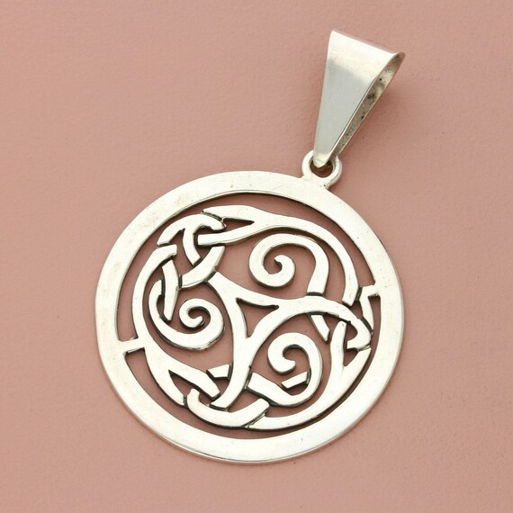 silpada sterling silver large celtic knot scroll s