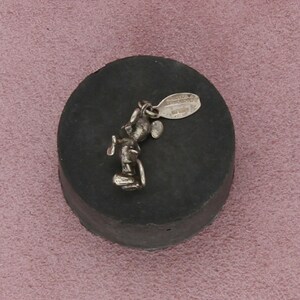 disney sterling silver vintage 3d disneyland mickey mouse charm pendant image 2