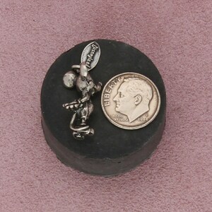 disney sterling silver vintage 3d disneyland mickey mouse charm pendant image 3