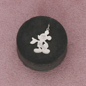 disney sterling silver vintage mickey mouse charm pendant image 2