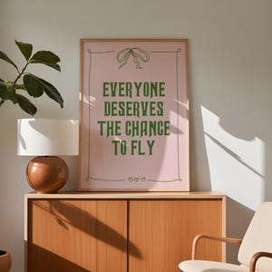 Trendy wall art with Wicked quote and Glenda and Elphaba design