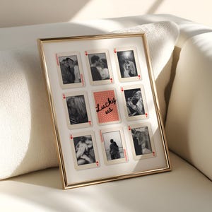 Personalized Playing Card Photo Collage, Anniversary Gift DIY Canva Template Digital Download image 8