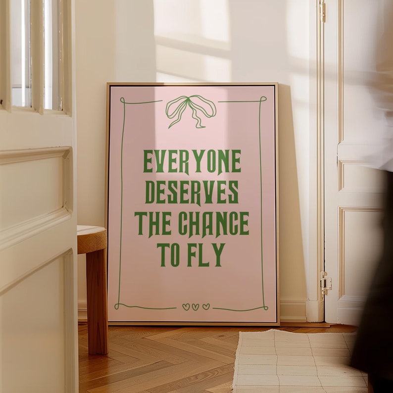 Coquette room decor inspired by Wicked the Musical and Glenda and Elphaba