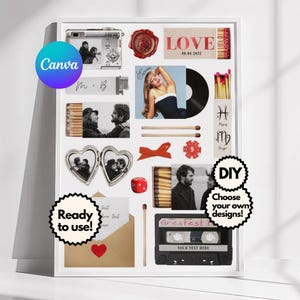 Modelo de arte de caixa de fósforos Canva, pôster de caixa de fósforos em branco, presente de dia dos namorados, presente de caixa de fósforos personalizado, arte de caixa de fósforos personalizada, caixa de fósforos em branco faça você mesmo