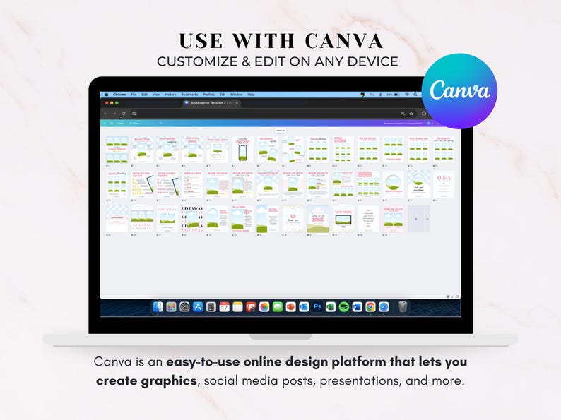 Bookstagram Template, Canva Template, Instagram Template, Book Marketing, Author Instagram, Book Review Template, Literary Social Media Post image 6