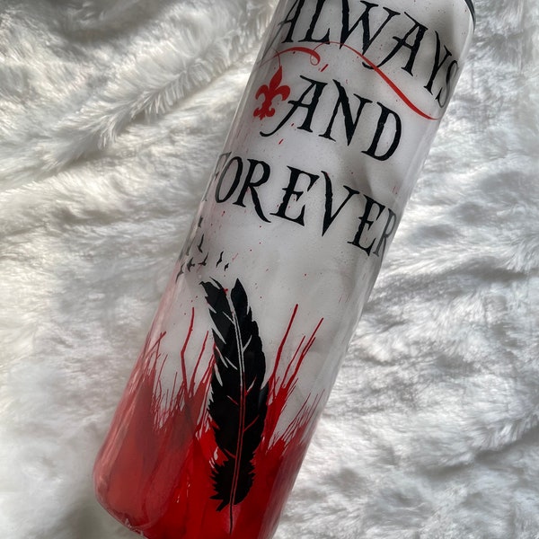 Made to order Always and forever The Originals inspired Custom 20oz skinny Tumbler TVD Klaus Elijah Rebecca mikaelson