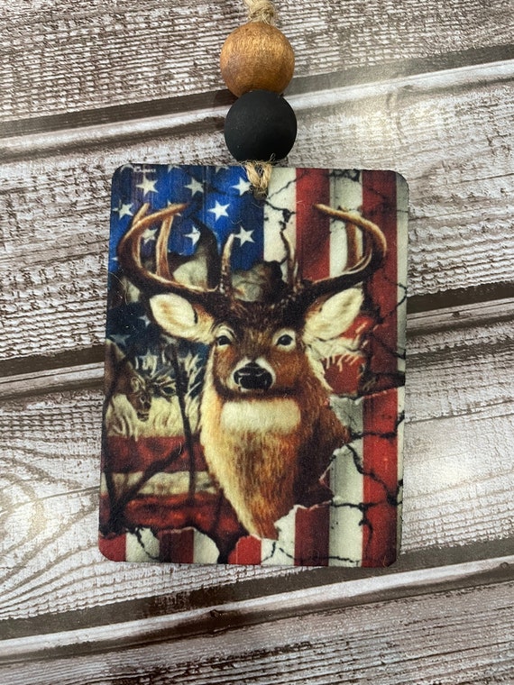 Distressed Flag Felt Freshie Distressed Flag Felt Freshie