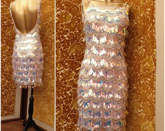 sequins gatsby style dress