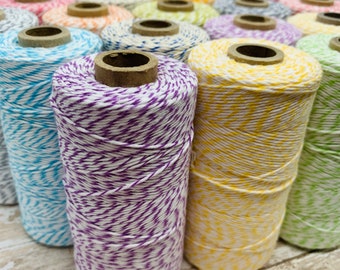 BEAUTIFUL BAKERS TWINE SPARKLE BLACK GOLD 2mm 2 PLY STRING CORD EVERLASTO BEAUTIFUL BAKERS TWINE SPARKLE BLACK GOLD 2mm 2 PLY STRING CORD EVERLASTO