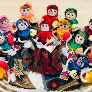 Armenian christmas decoration Girl Dolls, Handmade toys, Traditional Clothing taraz, Traditional Dolls, Home Decoration, Toys For Kids