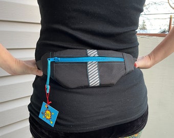 Reflective Running Belt | Handmade Vegan Fanny Pack, Water Resistant