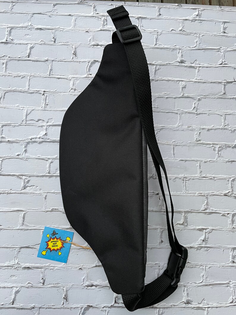 Black Waxed Canvas Sling Bag for Women Roller Skate Bum Bag Etsy